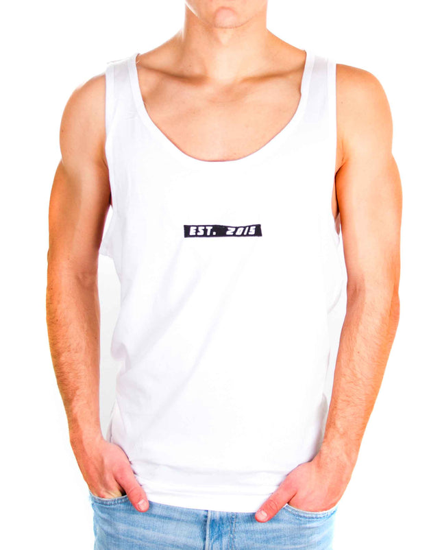 Origin embroidered Tanktop - white - Herren