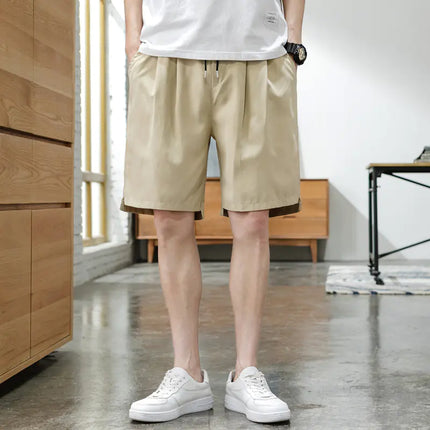 Trendy Loose Korean Style Five-Point Pants